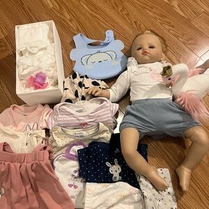 Paradise Galleries Swan Princess Lifelike Baby Doll with Accessories